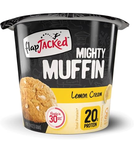 Amazon.com: FlapJacked Mighty Muffins, Power Breakfast Variety, 12